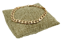 [67049] Pulsera de rodio dorado