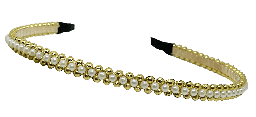 Diadema con perlas