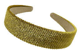 Diadema de tela de corduroy