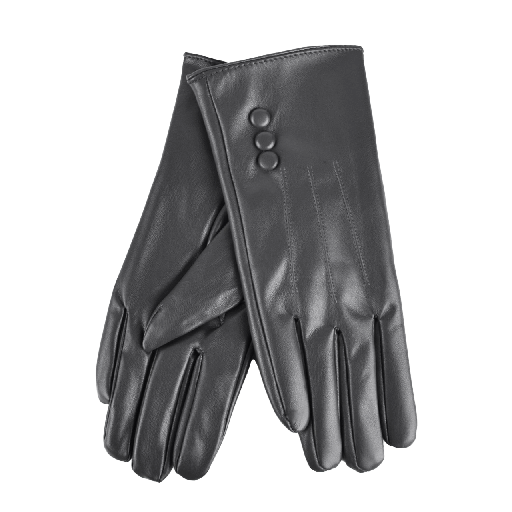 Guantes de piel sintética para mujer con pantalla táctil