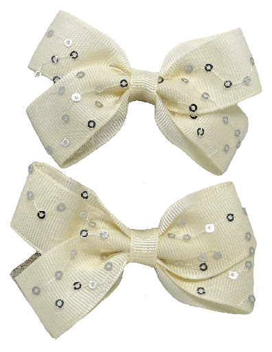 Set-de 2 moñas con lentejuelas