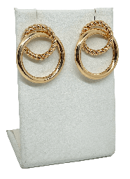 Aretes de metal x 2.9 x 3.3 cm