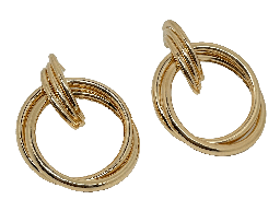 Aretes de metal x 3.1 x 4.3 cm
