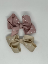 Set- de 2 moñas con clip
