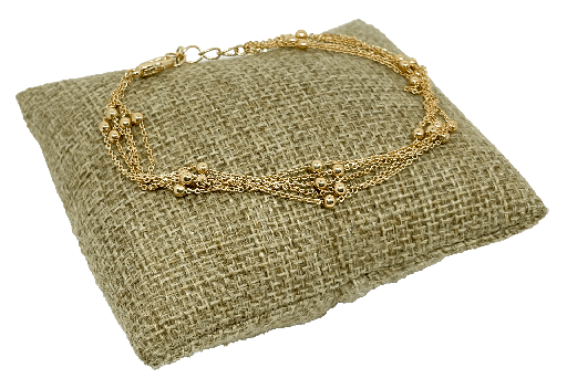 Pulsera de 5 hilos de metal