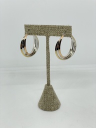 [67626] Argolla tres tonos 3x3.5cm