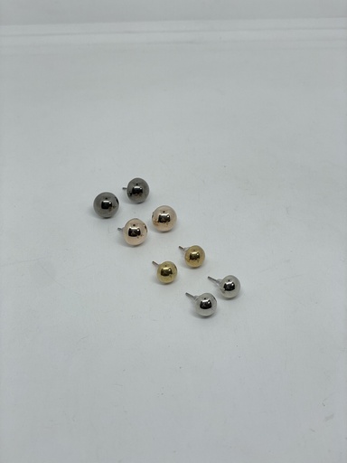 [67653] Set- de 4 pares de aretes en varios colores 