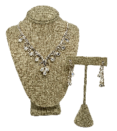 Set de collar y aretes de brillantito