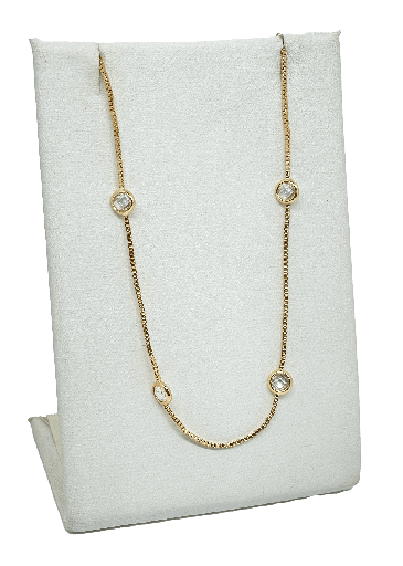 Cadena de metal con brillantitos