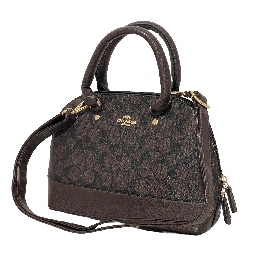 [67744] Bolsa café de cuerina