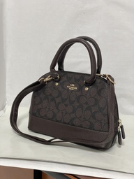 [67744] Bolsa café de cuerina