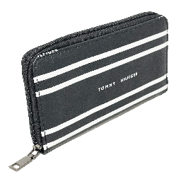 Billetera de cuerina con rayas