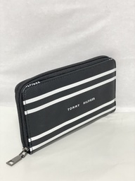 Billetera de cuerina con rayas