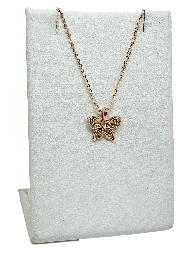 [67755] Collar dorado de rodio con mariposa