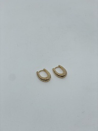 [67811] Aretes dorados de rodio