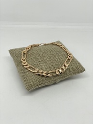 [67834] Pulsera dorada de rodio de eslabones