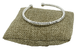 [67837] Pulsera de aro plateada