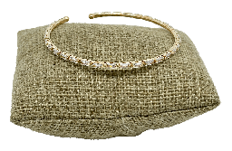 Pulsera de aro con brillantitos