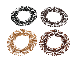 [67940] Set de ganchos banana de plástico de varios colores