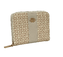 Billetera con diseño de flores