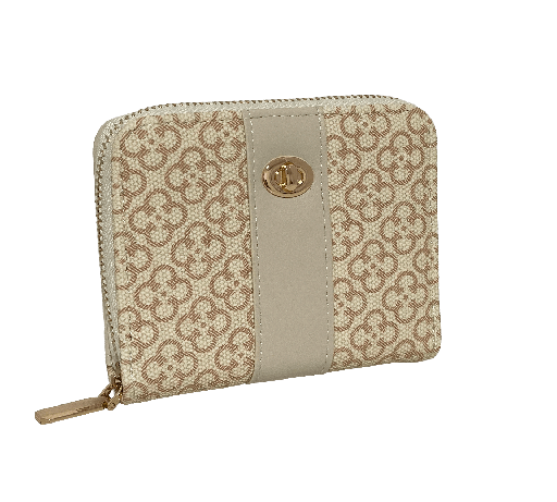 Billetera con diseño de flores