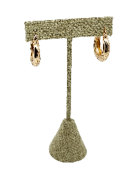 [68154] Argollas de rodio dorado