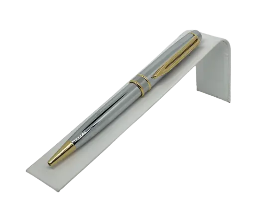 Lapicero de metal con dorado