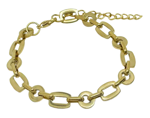 [68758] Pulsera dorada de acero inoxidable