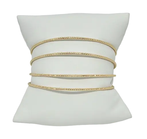 [68976] Pulsera aro dorada