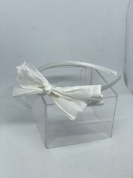 [47155] Diadema de niña color blanco