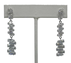 Arete brillantito largo-chapa S925