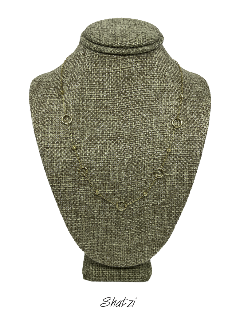 Collar con argollitas