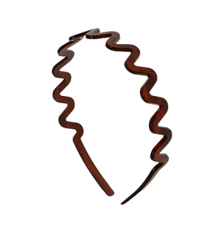 Diadema de carey con ondas