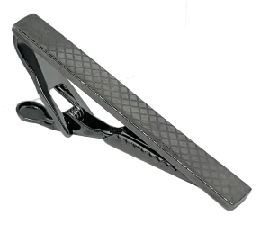 Prensa corbata gris de metal
