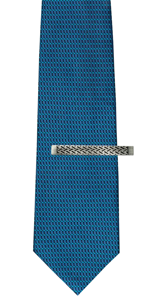 Prensa corbata plateado de metal -gallery-0