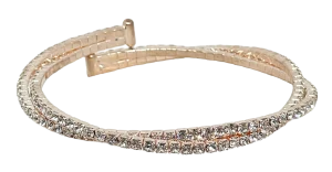 Pulsera con brillantitos flexible
