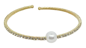 Pulsera con brillantitos flexible