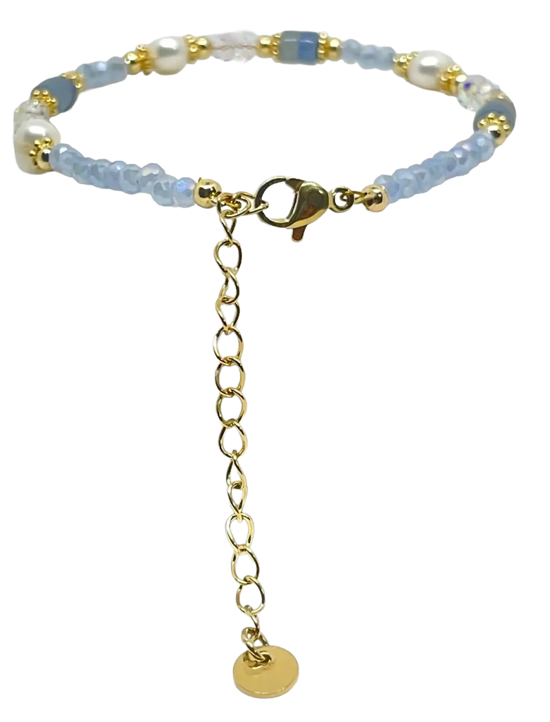 Pulsera de perla azul-gallery-0