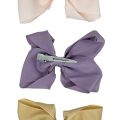 Set de 3 moñas rosado, lila y beige-gallery-0