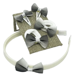 Set para el cabello - blanco