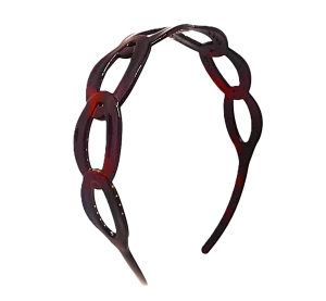 Diadema de carey ovalado de 3cm