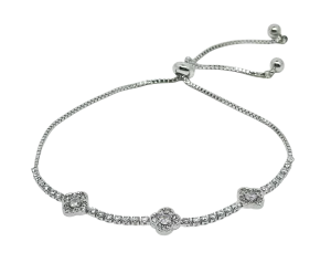 Pulsera ajustable con brillantitos