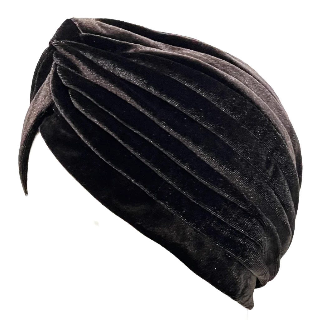 Turbante café de pana