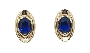 Aretes dorados de rodio