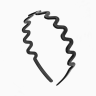 Diadema de carey con ondas negro