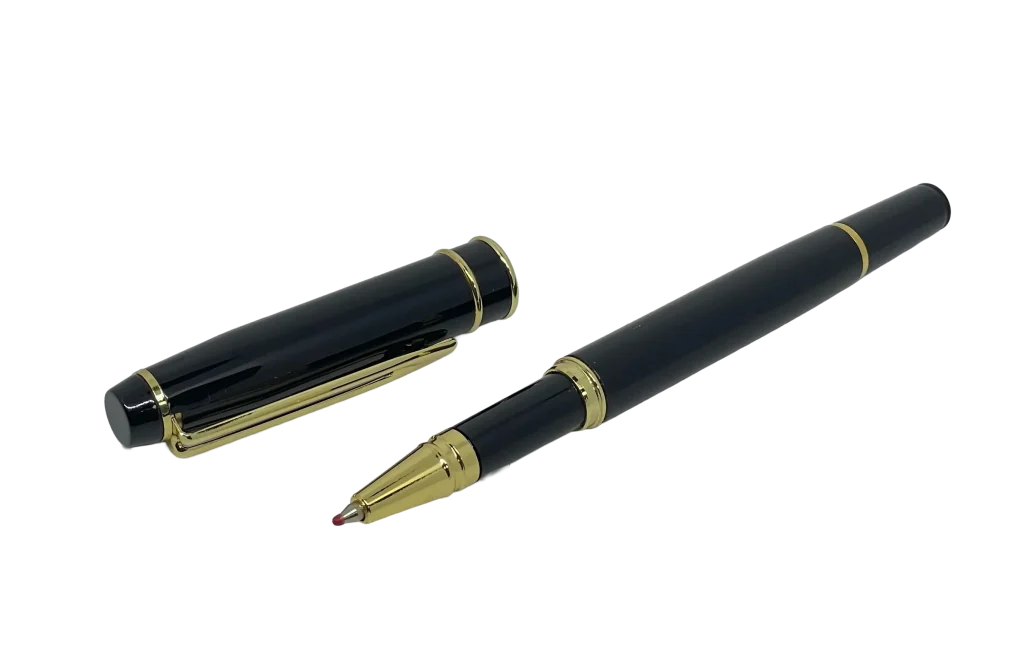 Lapicero negro con dorado de metal-gallery-0