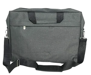 Portafolio gris de tela