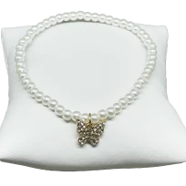 Pulsera blanca de perla
