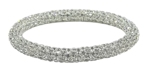 Pulsera elástica con brillantitos