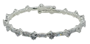 Pulsera flexible con brillantitos
